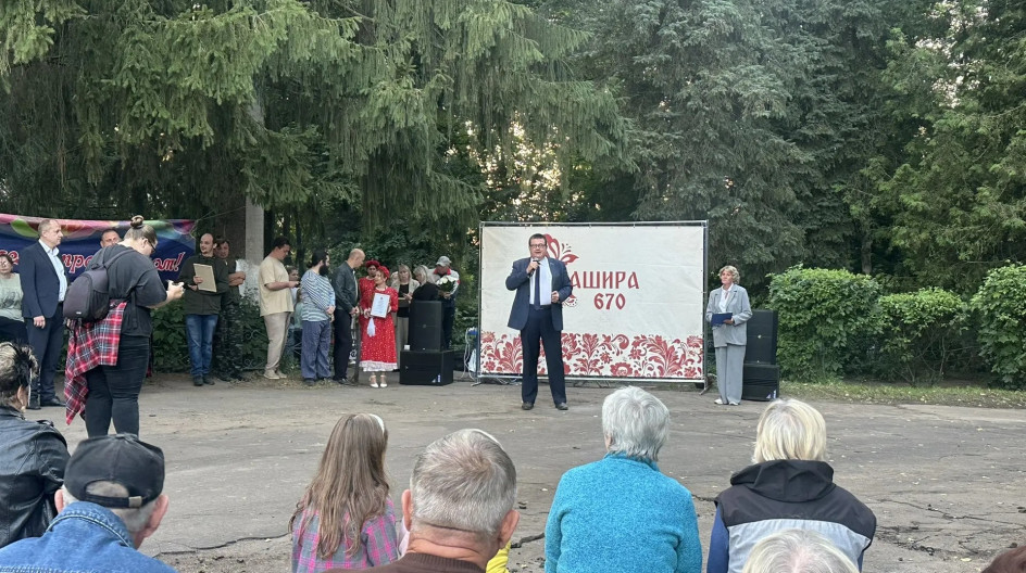 БОЛЬШОЕ РУНОВО. Принял участие в праздновании Дня села в посёлке Большое Руново как депутат Московской областной Думы