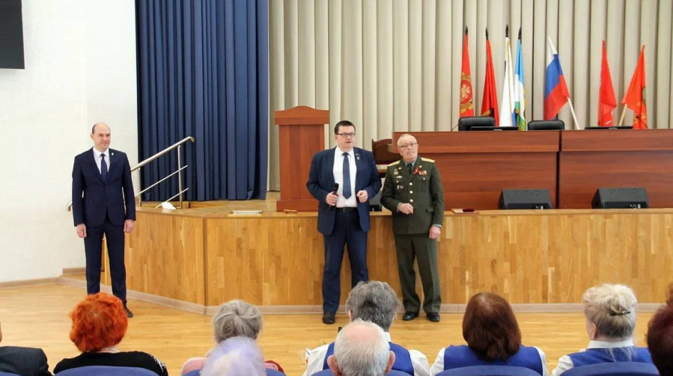 КАШИРА. Принял участие в отчетно-выборном Пленуме Совета ветеранов