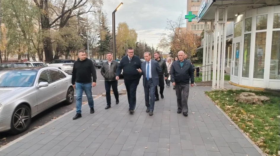 СТУПИНО. Провёл мониторинг благоустройства пешеходной зоны на улице Андропова