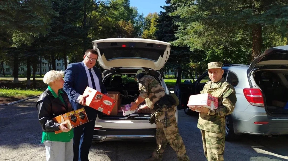 КАШИРА. Посетил волонтёрское объединение «ZOV сердца Кашира-8»