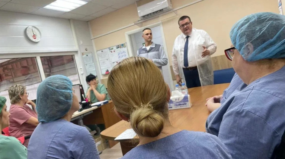 СТУПИНО. Как депутат Московской областной Думы встретился с коллективом компании «Дина+»